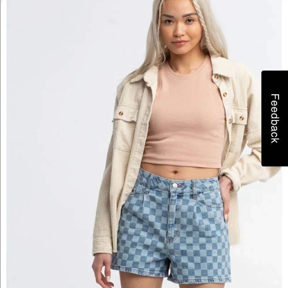 Tilly’s RSQ Checker Shorts